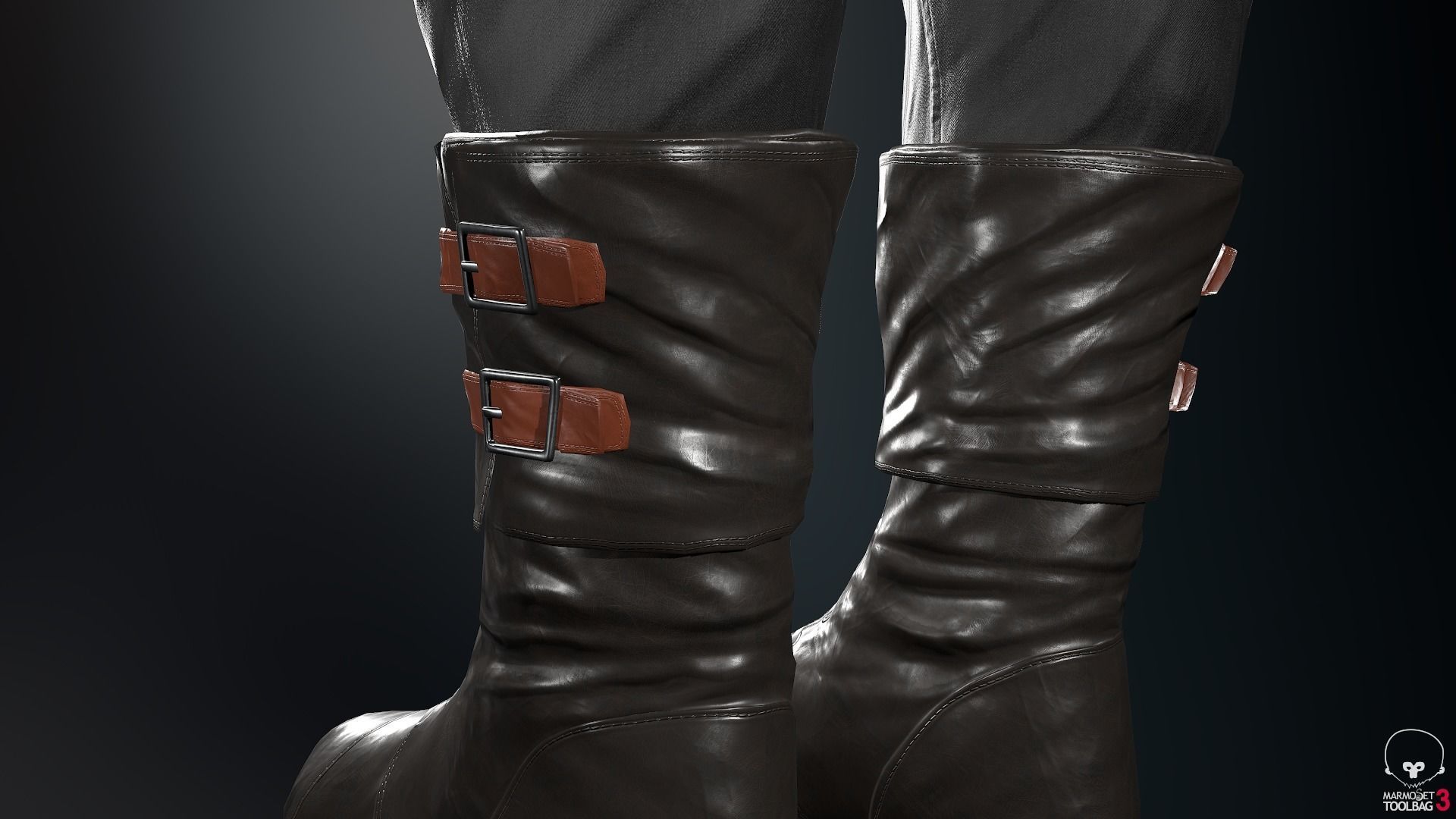 Male Gangster Outfit Low-poly 3D model_49