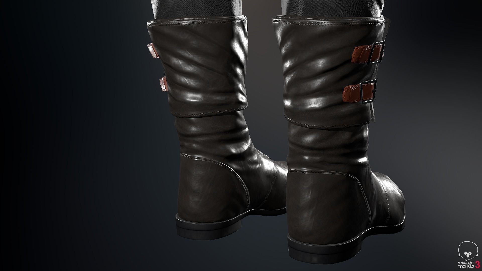 Male Gangster Outfit Low-poly 3D model_44