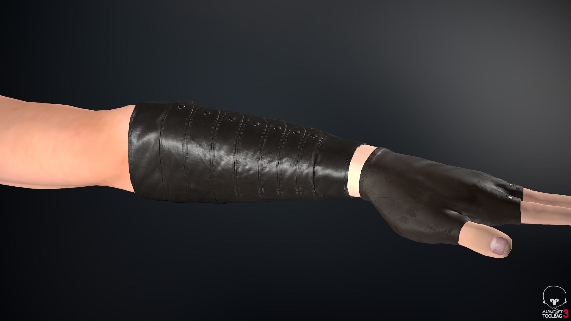 Male Gangster Outfit Low-poly 3D model_23