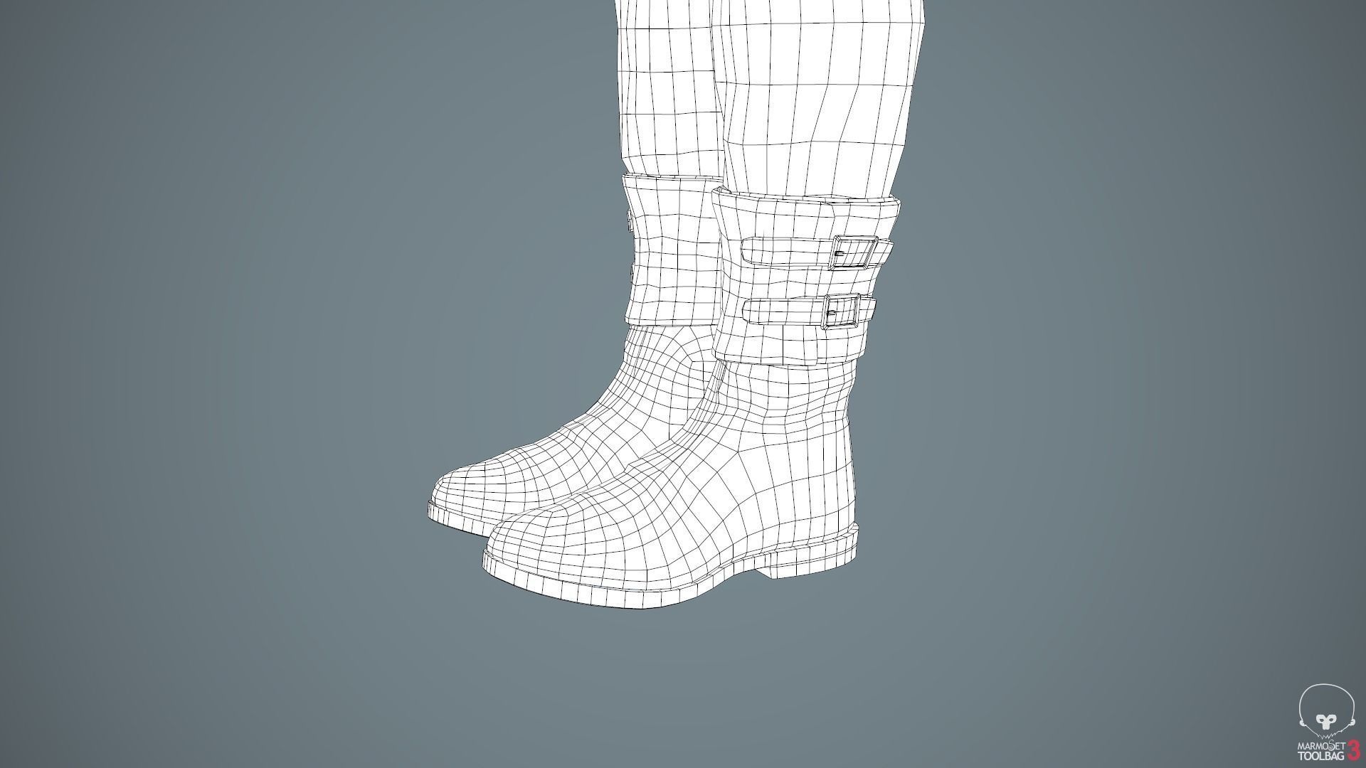 Male Gangster Outfit Low-poly 3D model_63