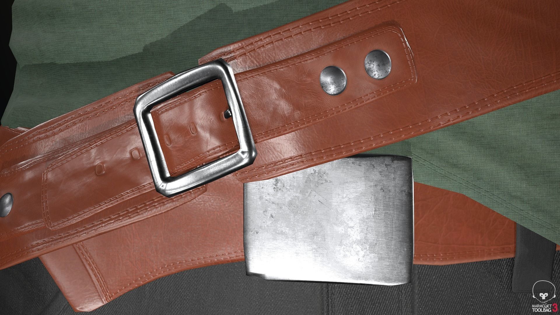 Male Gangster Outfit Low-poly 3D model_22