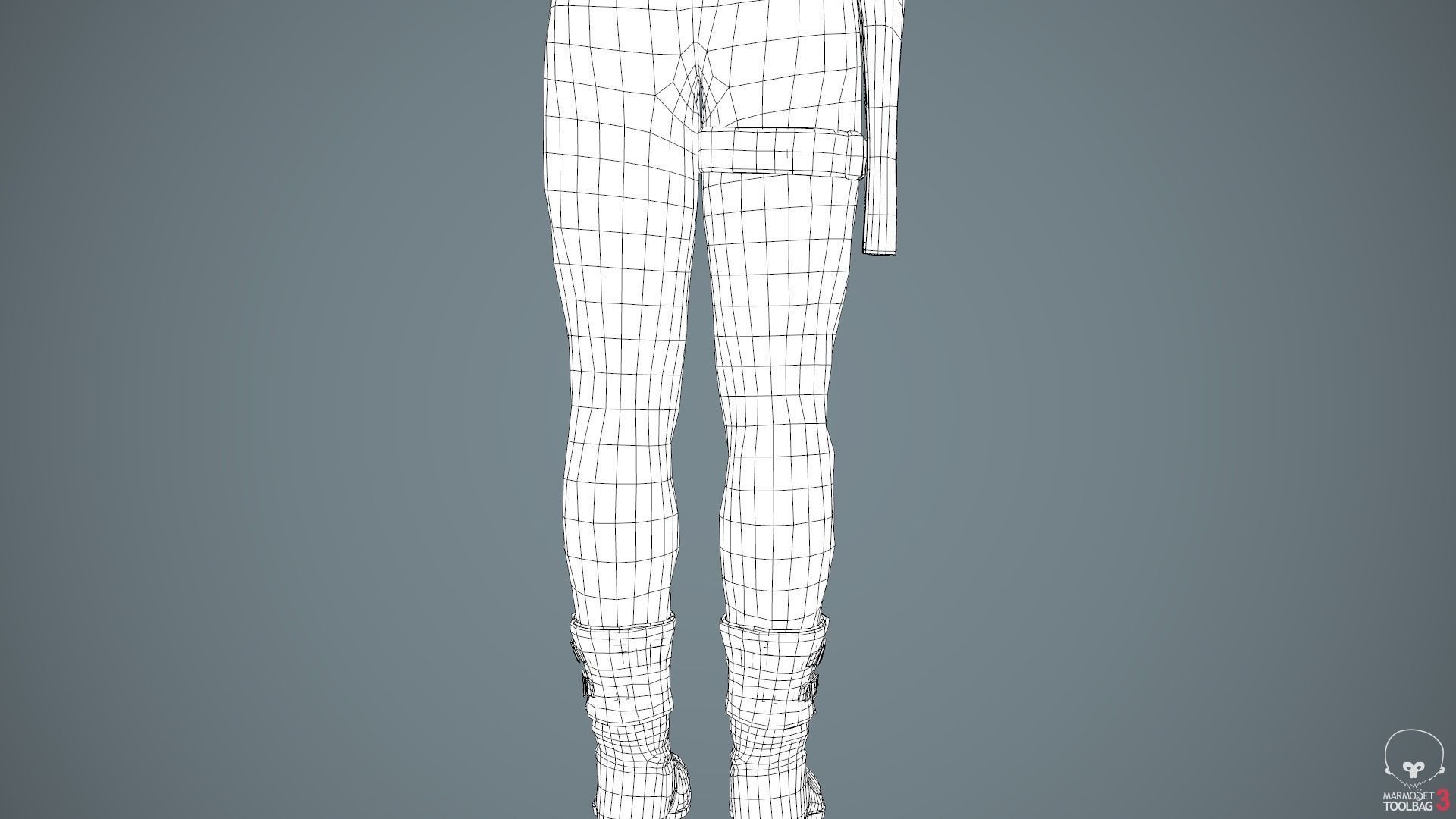 Male Gangster Outfit Low-poly 3D model_62