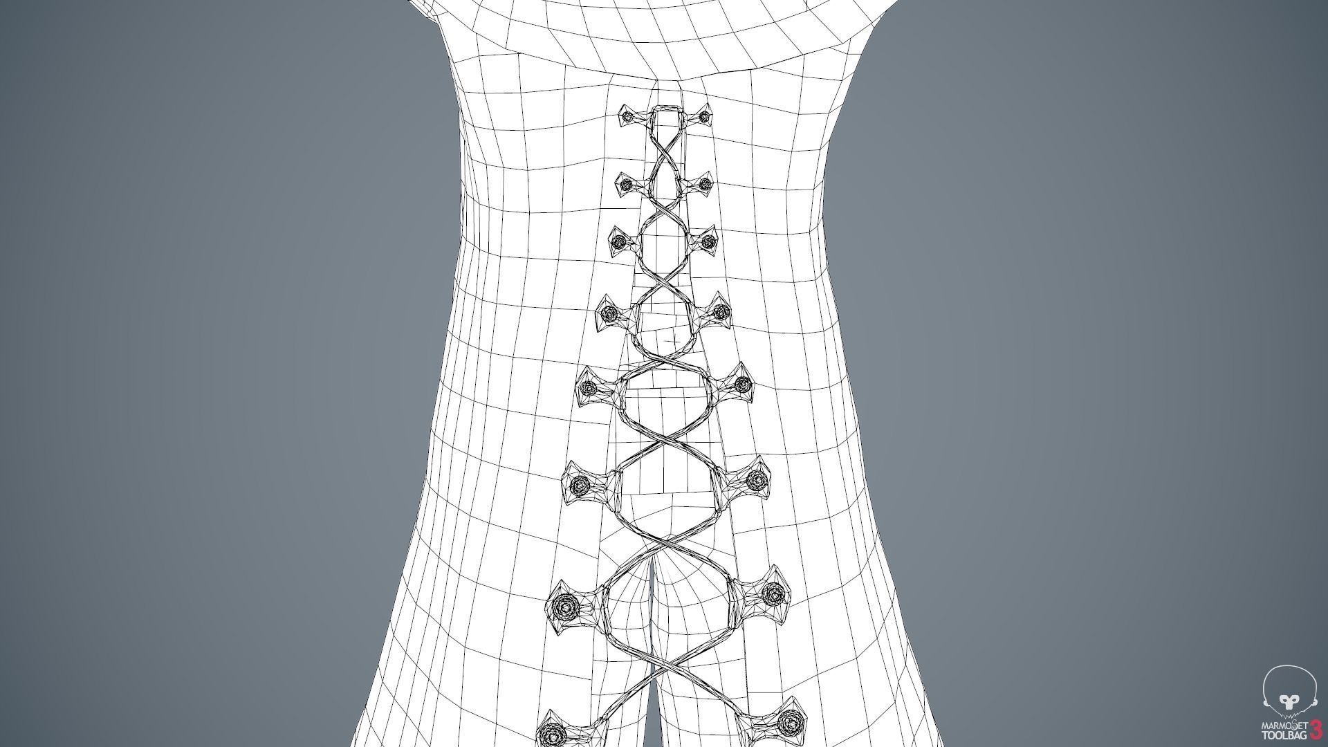 Male Pirate Outfit  Low-poly 3D model_61