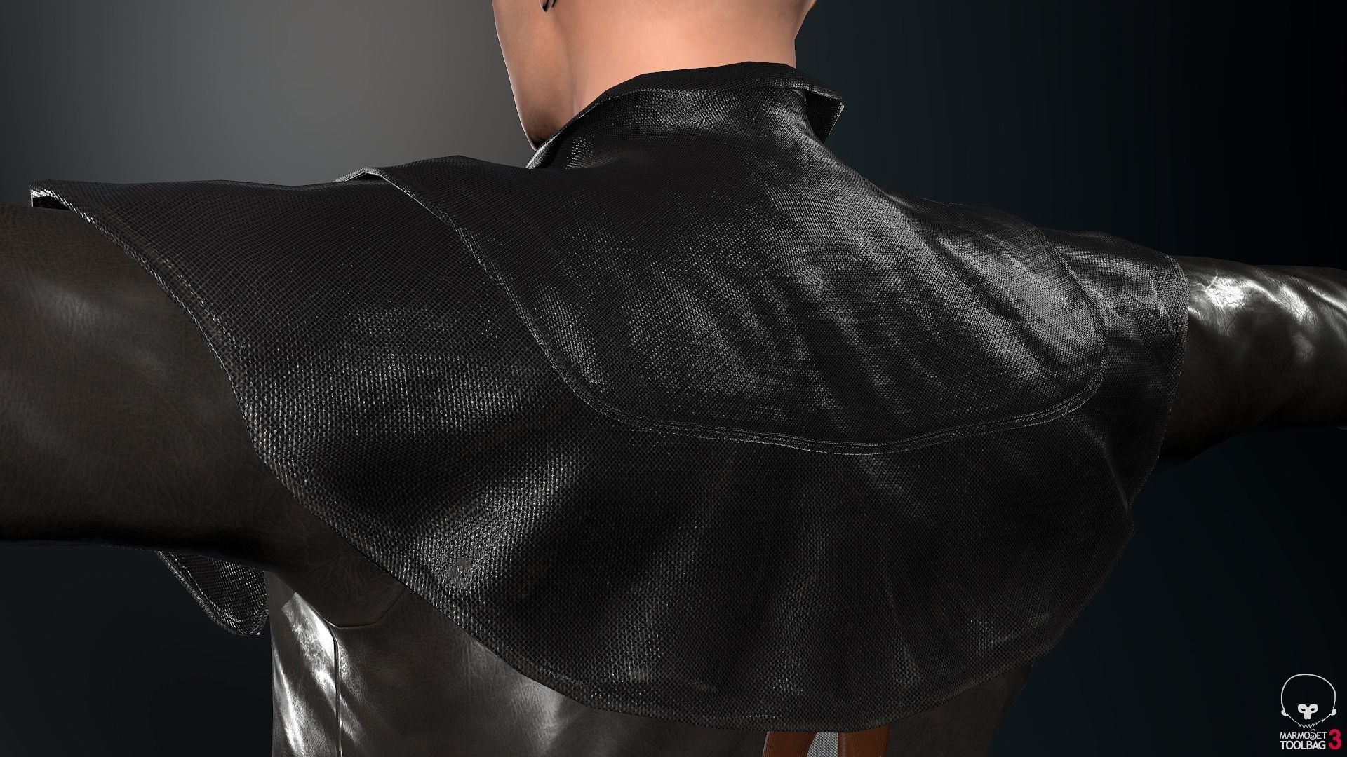 Male Pirate Outfit  Low-poly 3D model_20