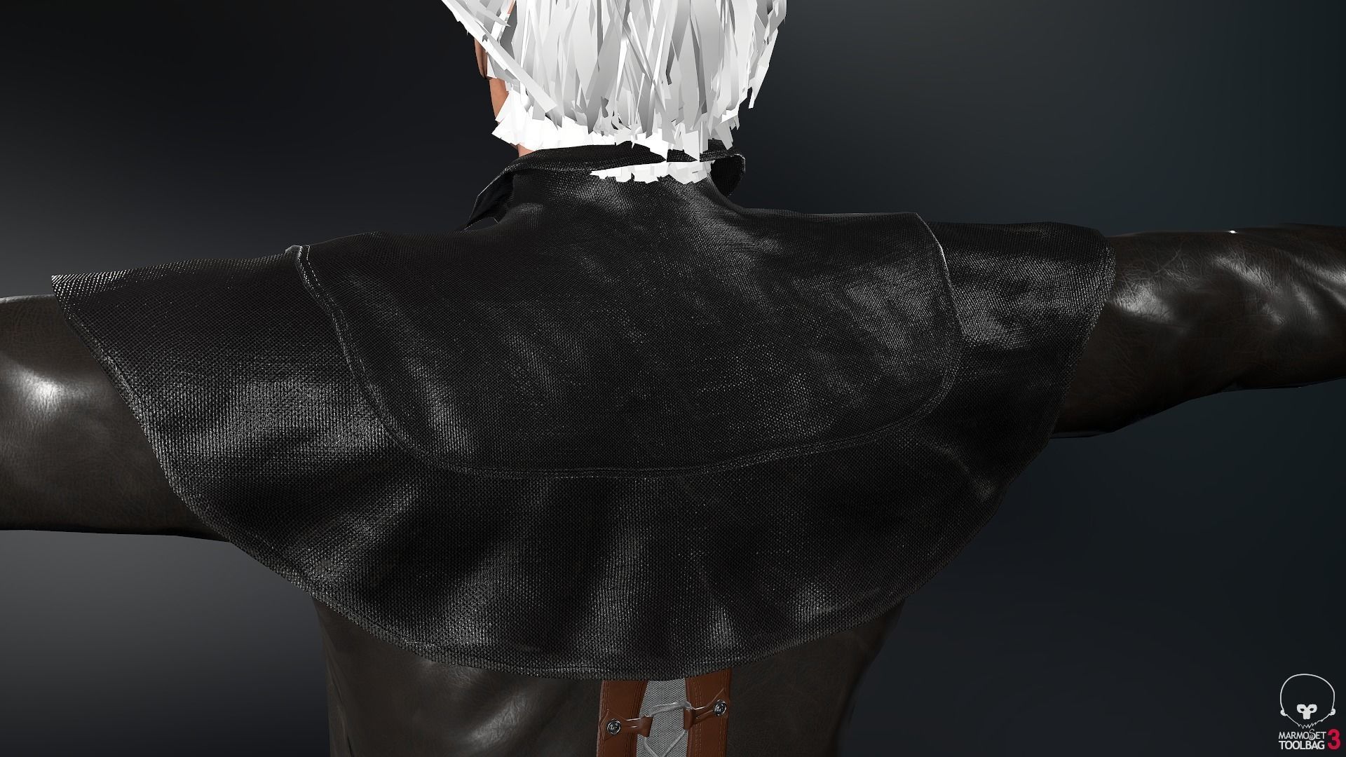 Male Pirate Outfit  Low-poly 3D model_18