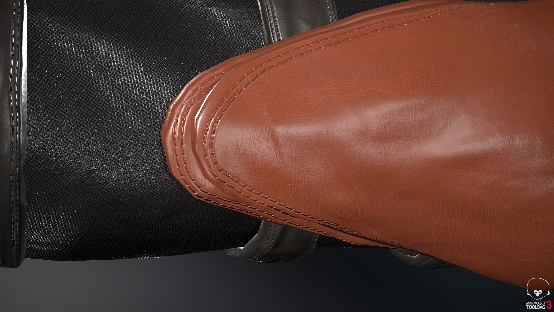 Male Assassin Outfit 3 Low-poly 3D model_29