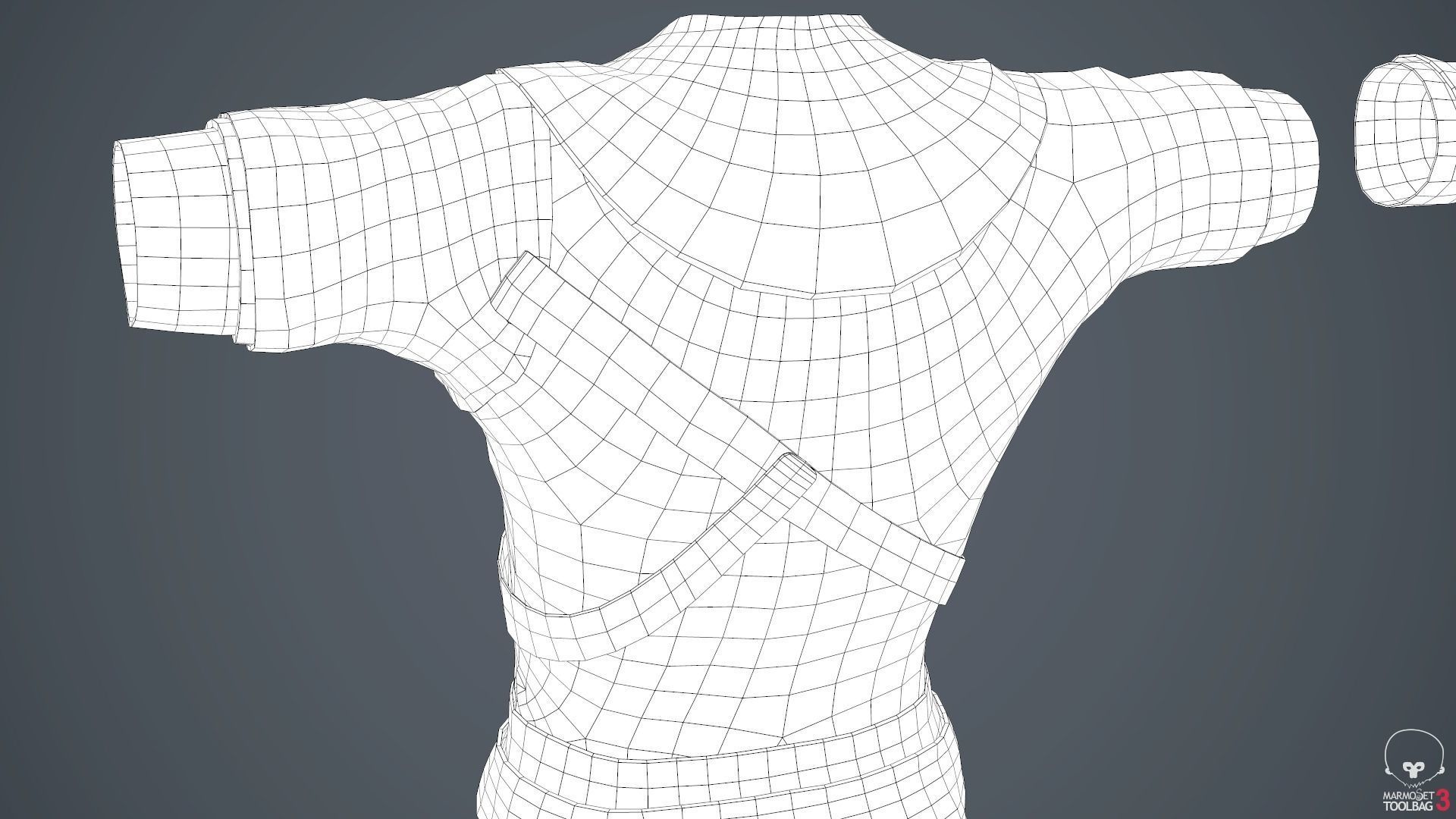 Male Medieval Outfit 2 Low-poly 3D model_71