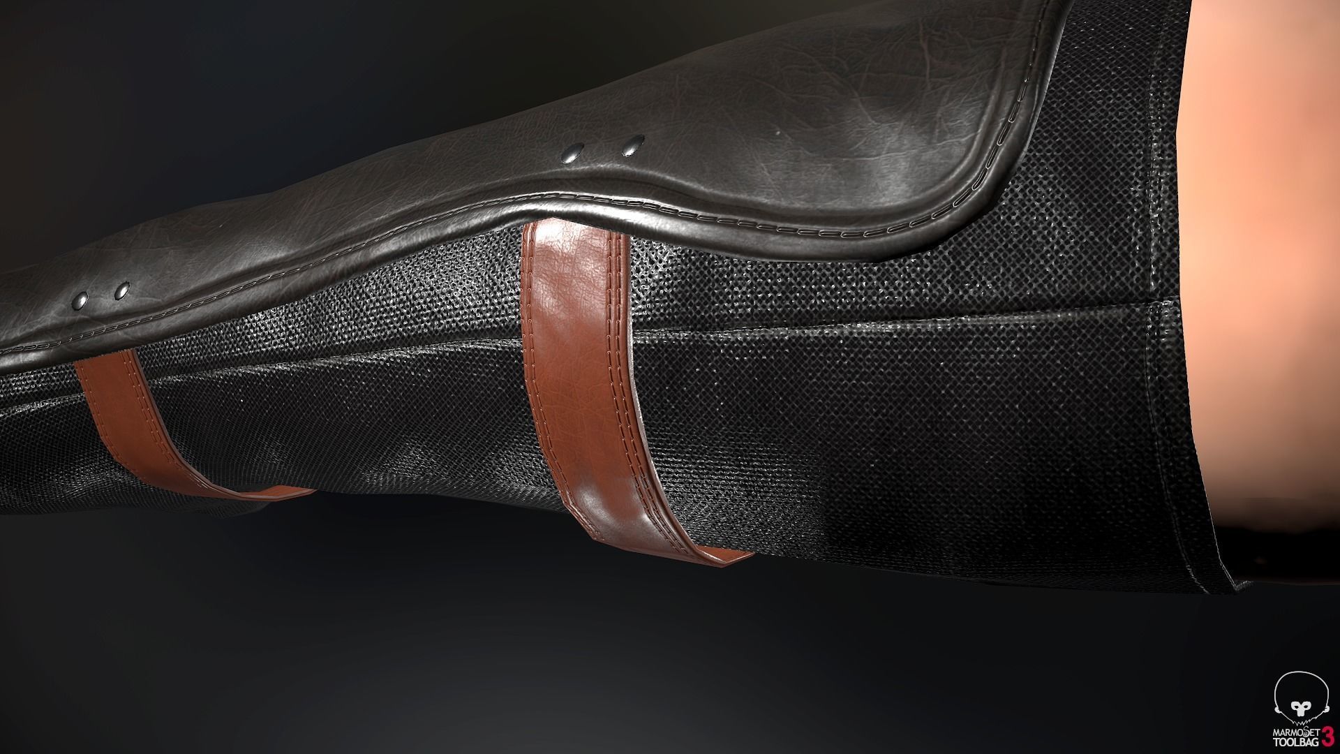 Male Medieval Outfit 2 Low-poly 3D model_24