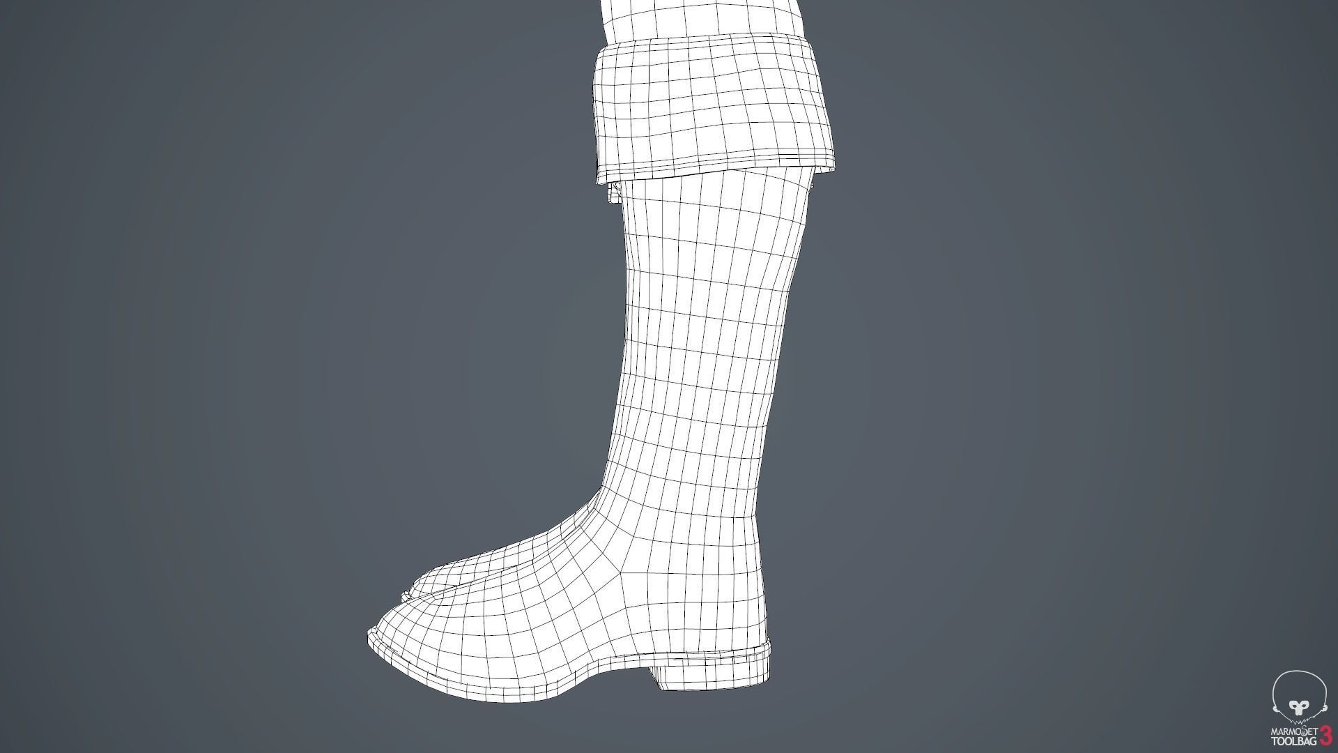 Male Medieval Outfit 2 Low-poly 3D model_74