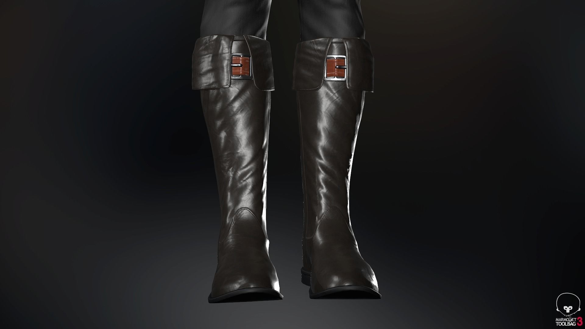 Male Medieval Outfit 2 Low-poly 3D model_43