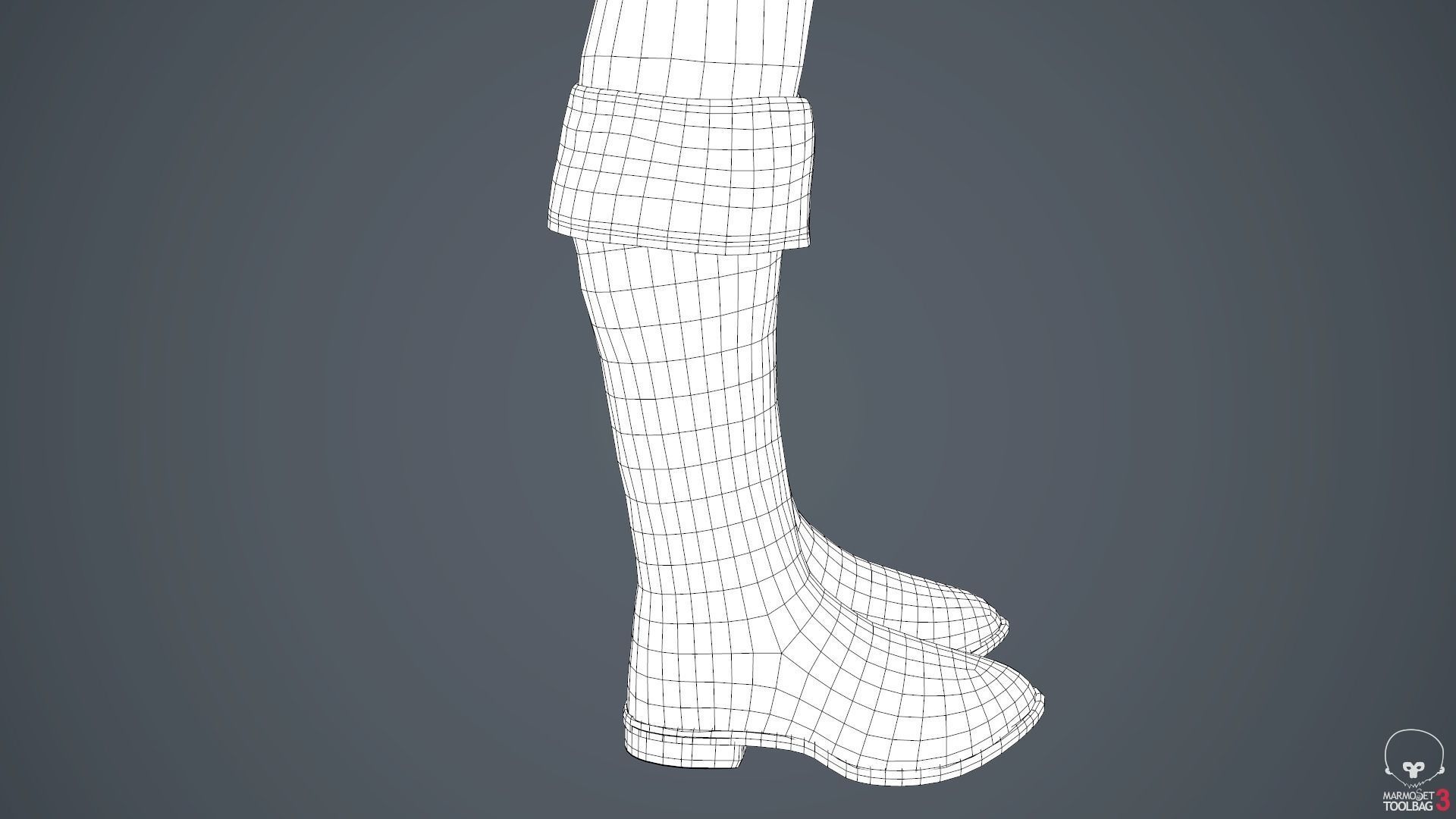 Male Medieval Outfit 2 Low-poly 3D model_75