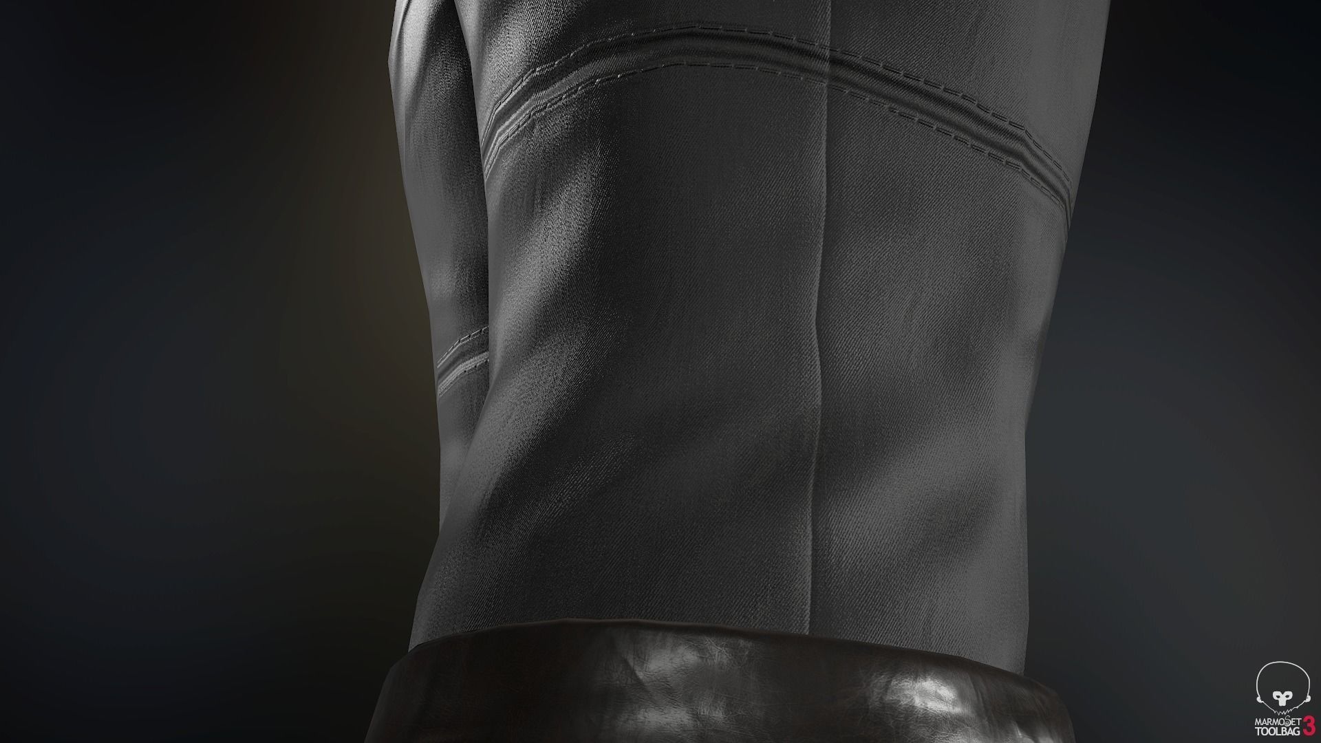 Male Medieval Outfit 2 Low-poly 3D model_41