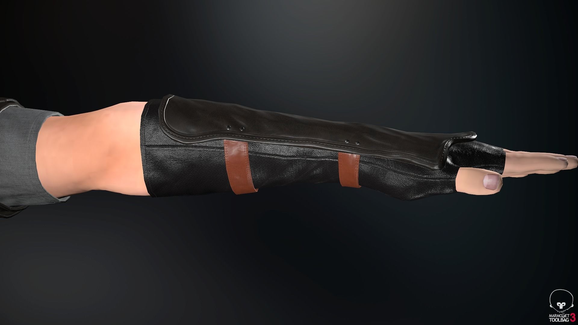 Male Medieval Outfit 2 Low-poly 3D model_22