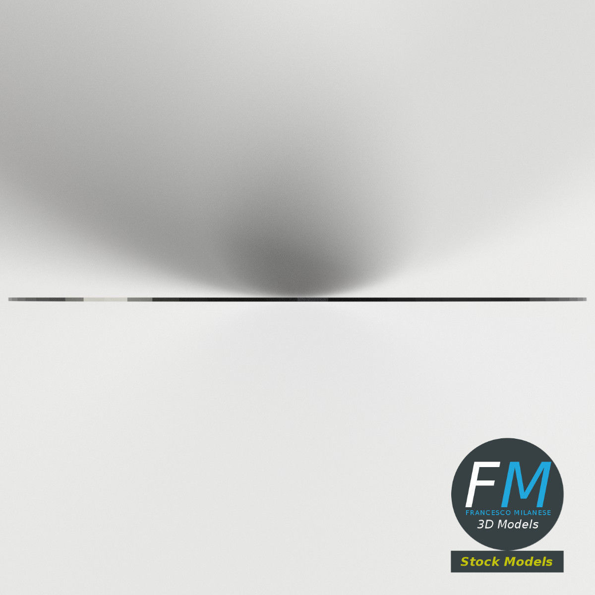 Vinyl Phonograph Record Low-poly 3D model_6