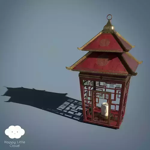 Chinese Lantern Game Ready Asset PBR