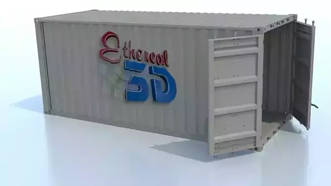 Industrial Shipping Container 3D model