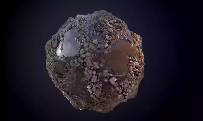 Stones Muddy River Bed