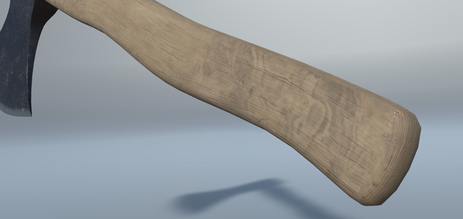 The Axe Low-poly 3D model_3