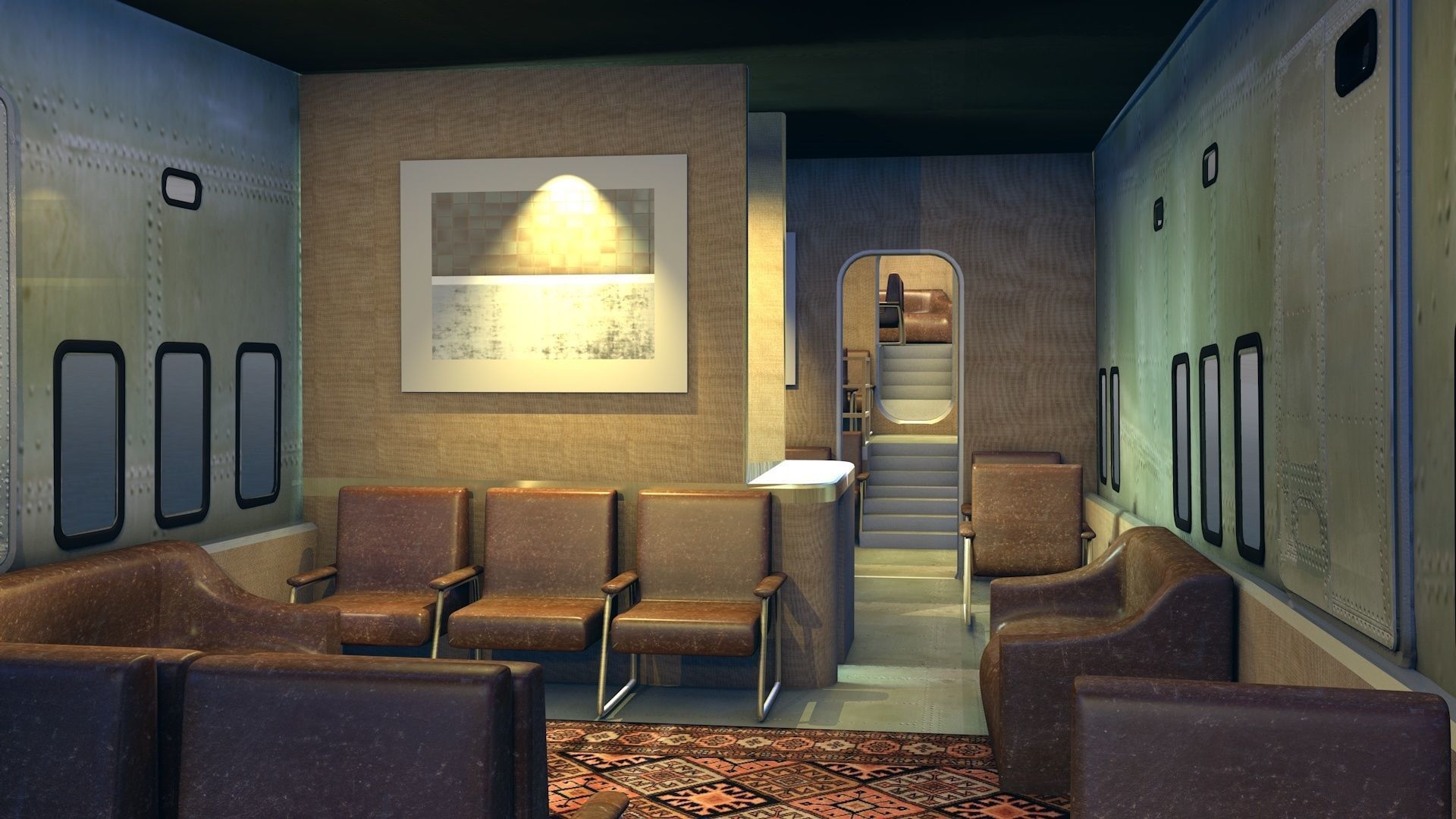 Yankee Clipper Flying Boat 3D model_14