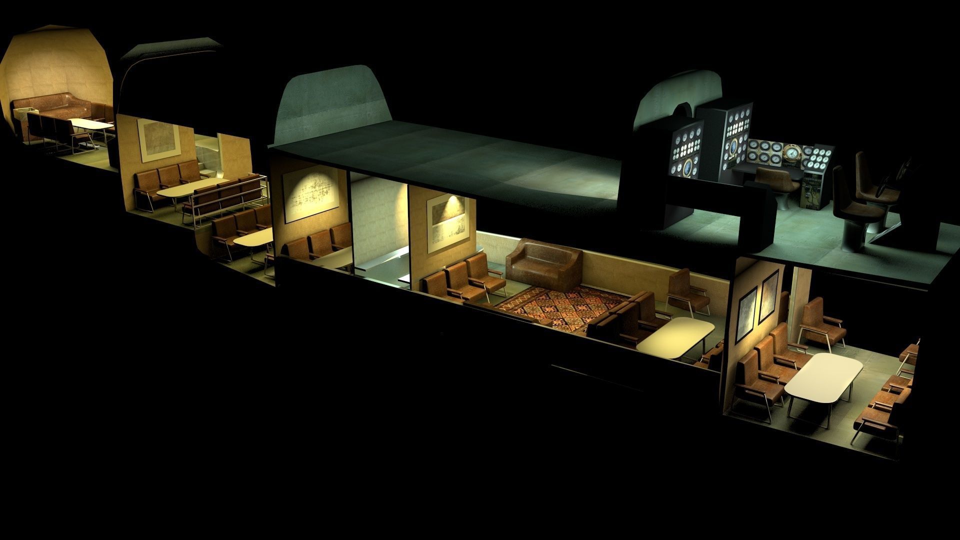 Yankee Clipper Flying Boat 3D model_13