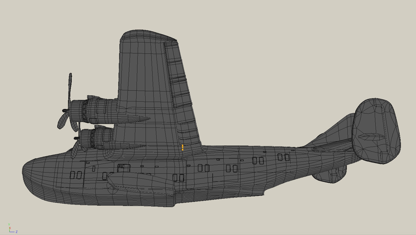 Yankee Clipper Flying Boat 3D model_19