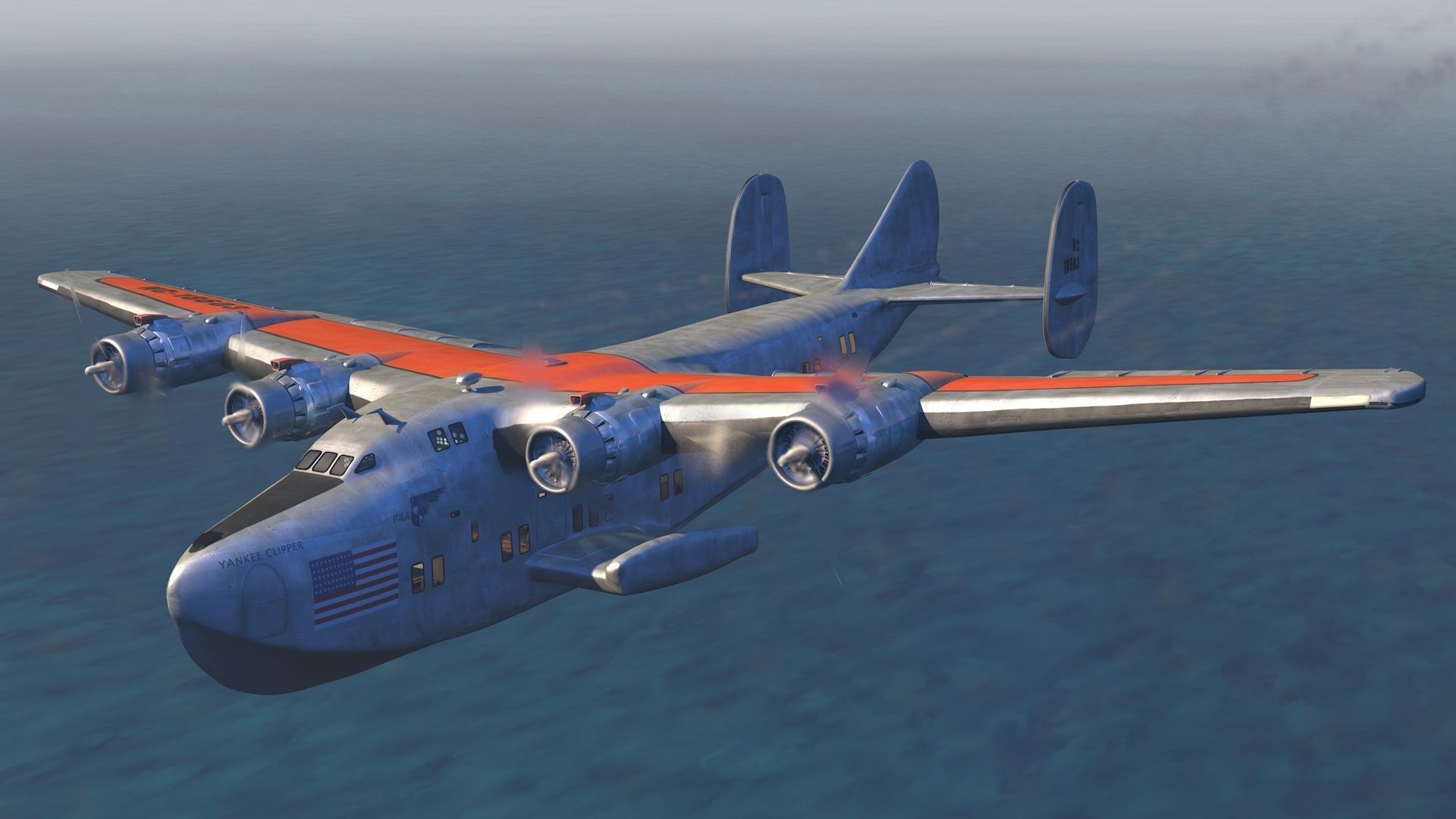 Yankee Clipper Flying Boat 3D model_15