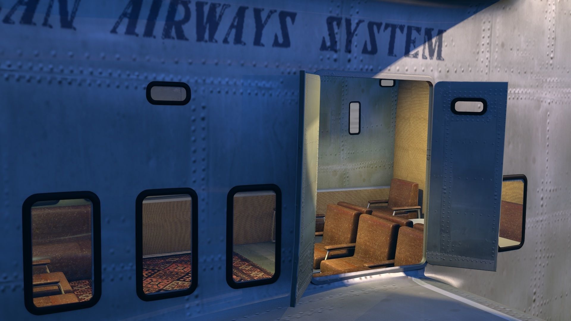 Yankee Clipper Flying Boat 3D model_10