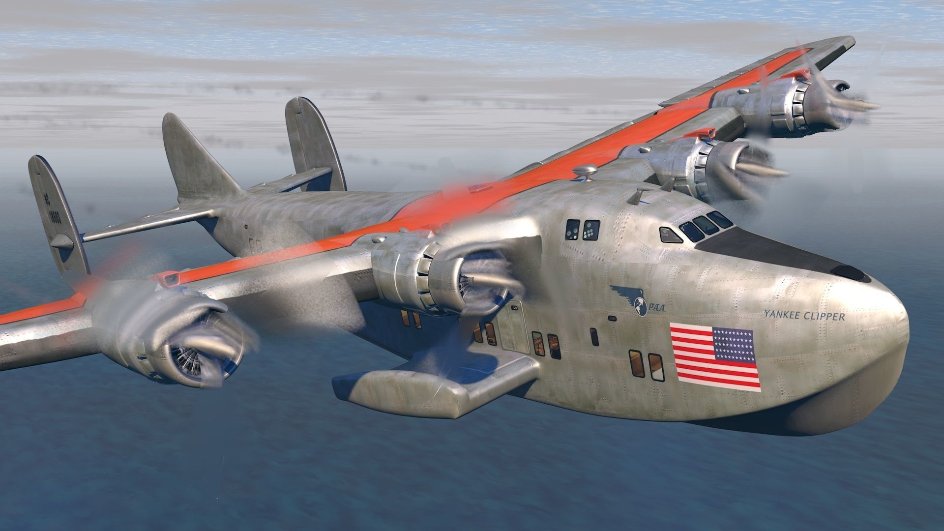 Yankee Clipper Flying Boat 3D model_2