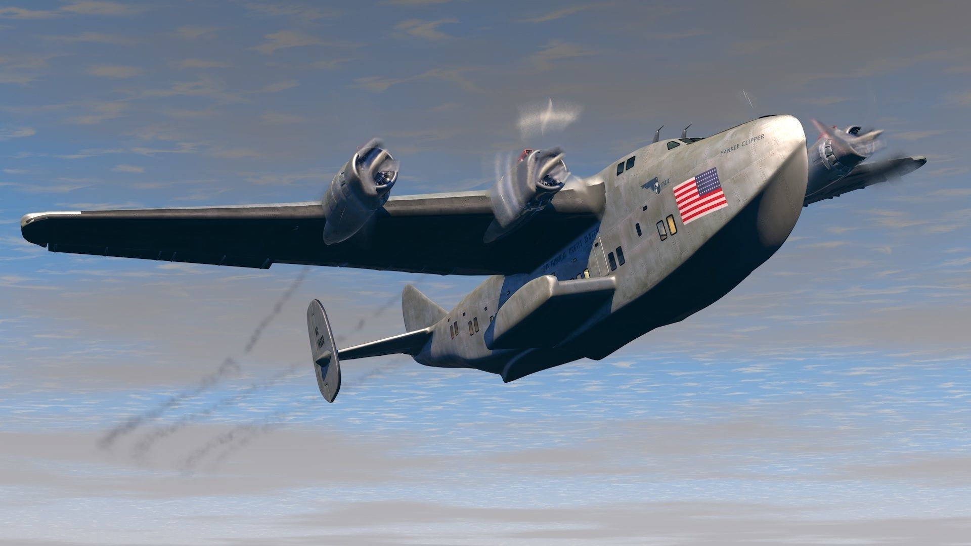 Yankee Clipper Flying Boat 3D model_6