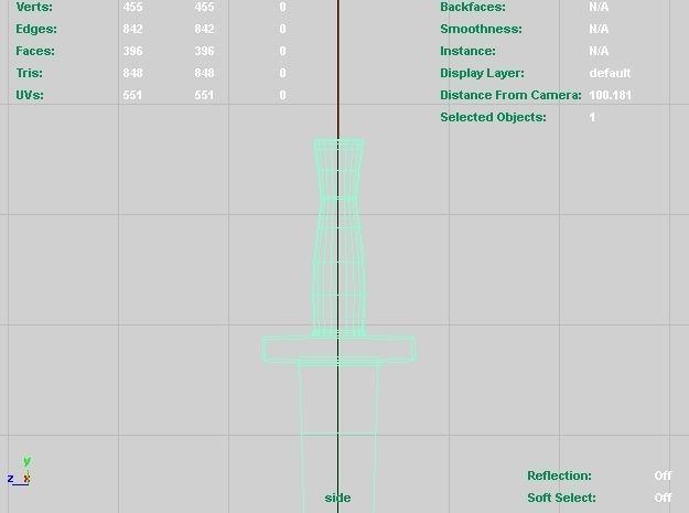 Short Sword Low-poly 3D model_10