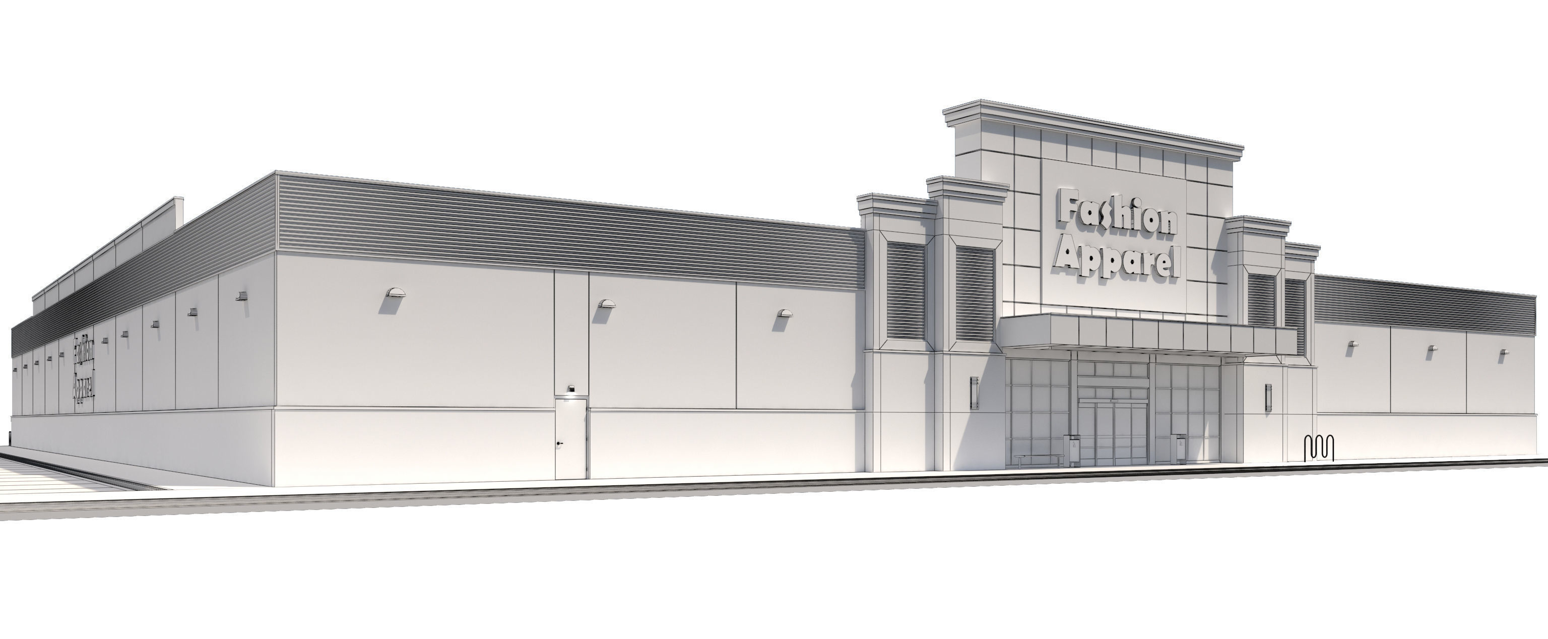 Retail-059 Retail Store 3D model_14