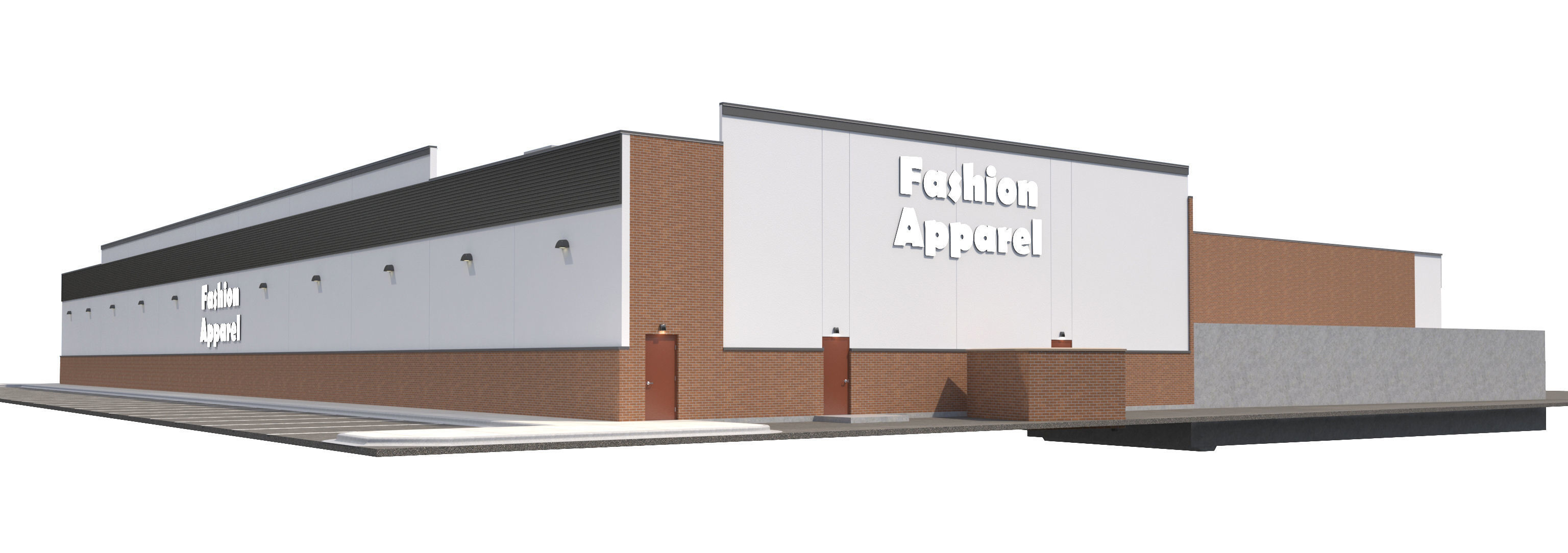 Retail-059 Retail Store 3D model_4