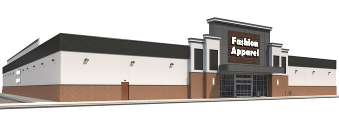 Retail-059 Retail Store 3D model