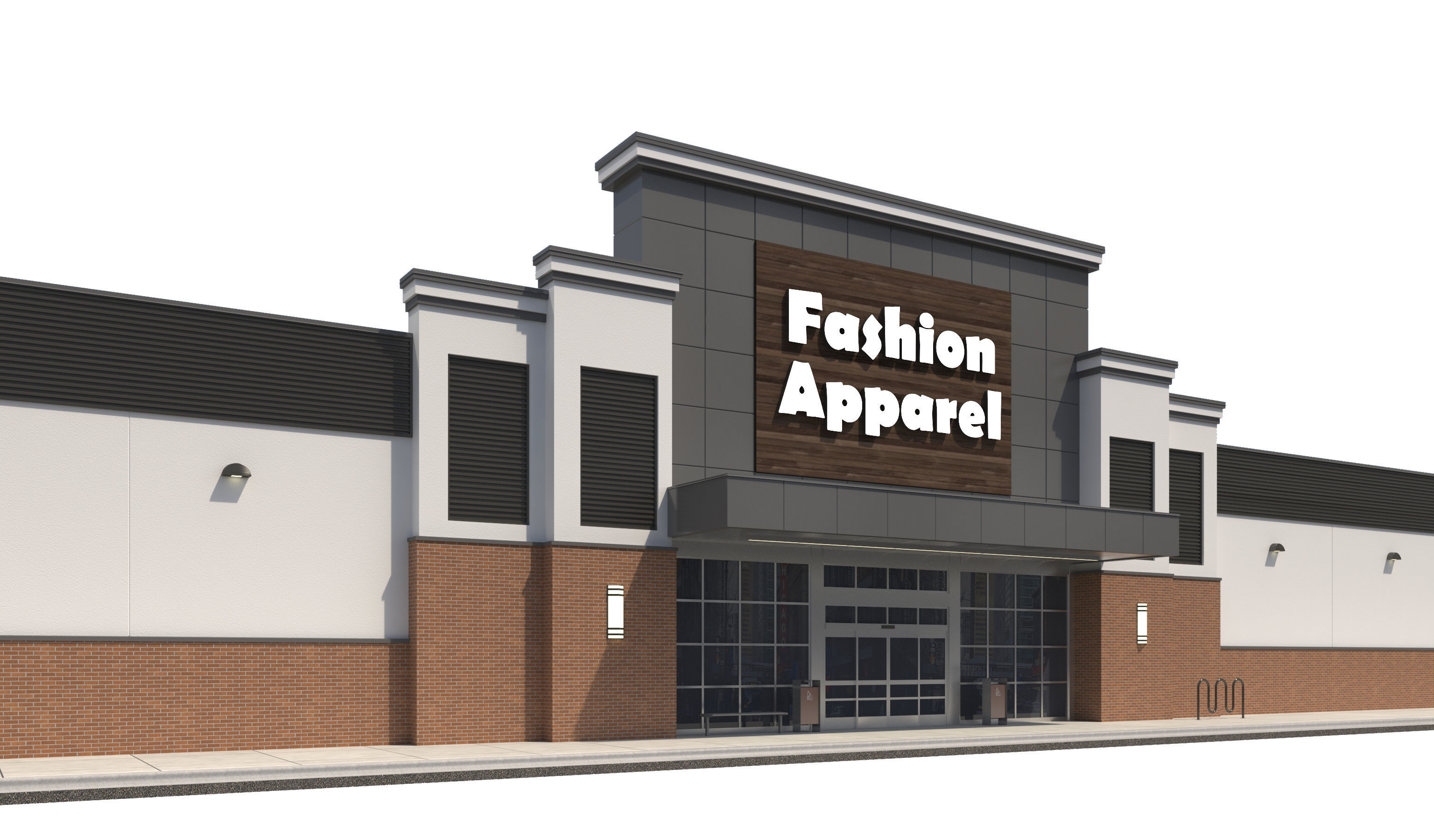Retail-059 Retail Store 3D model_2