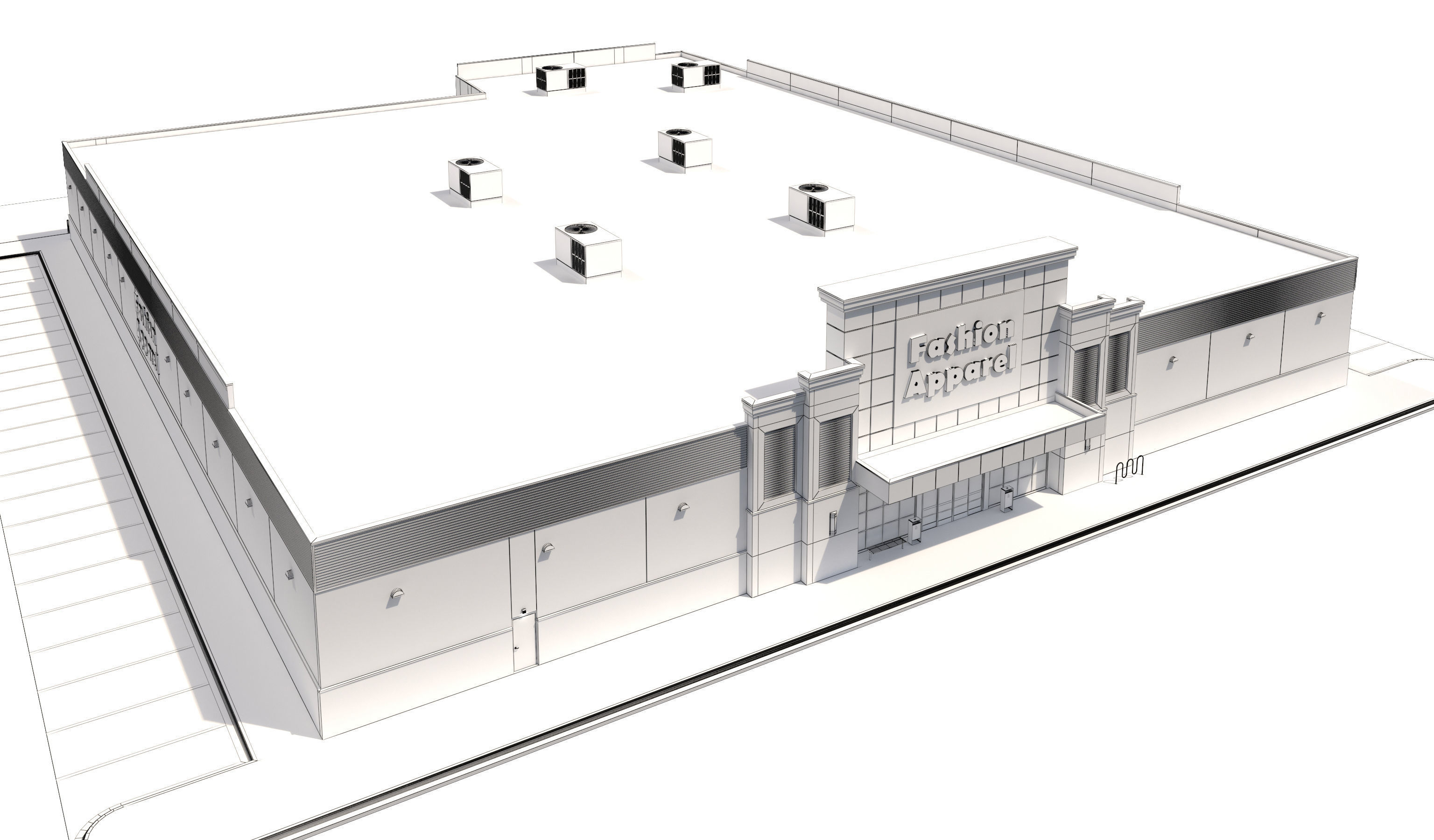 Retail-059 Retail Store 3D model_16