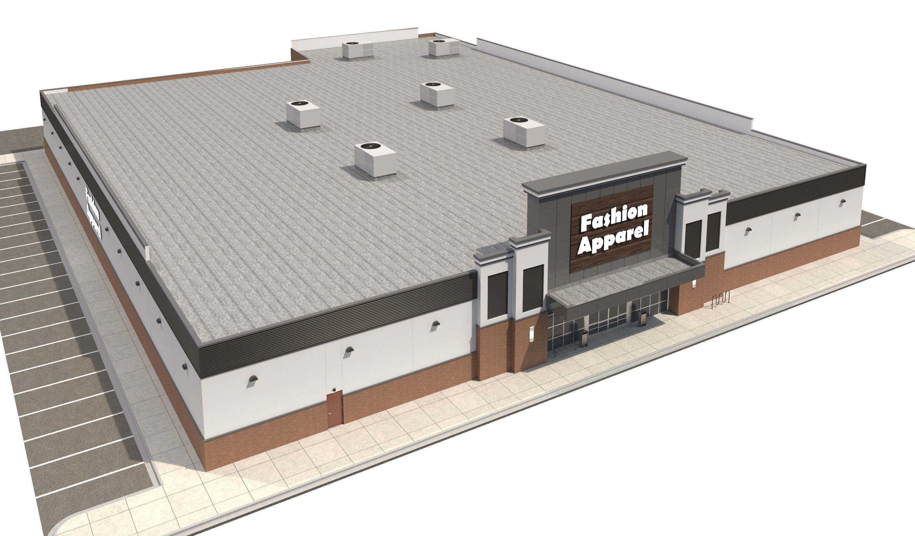 Retail-059 Retail Store 3D model_6