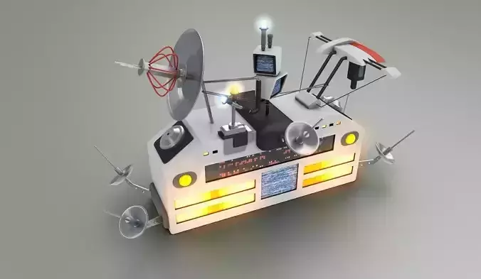 Skyway Condition Weather Station 3D model