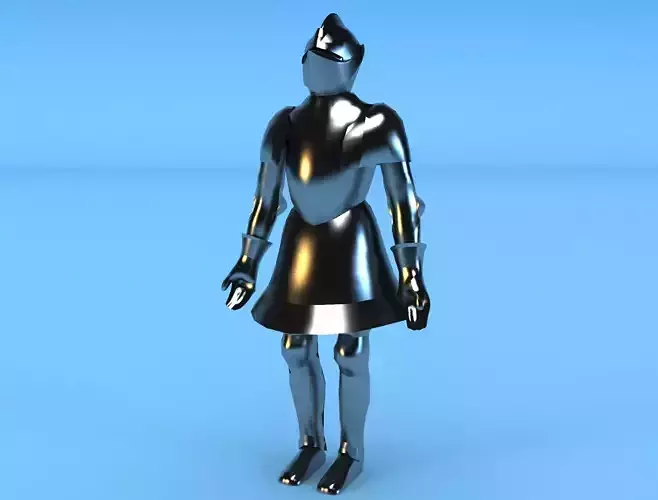 knight armor 1 3D model