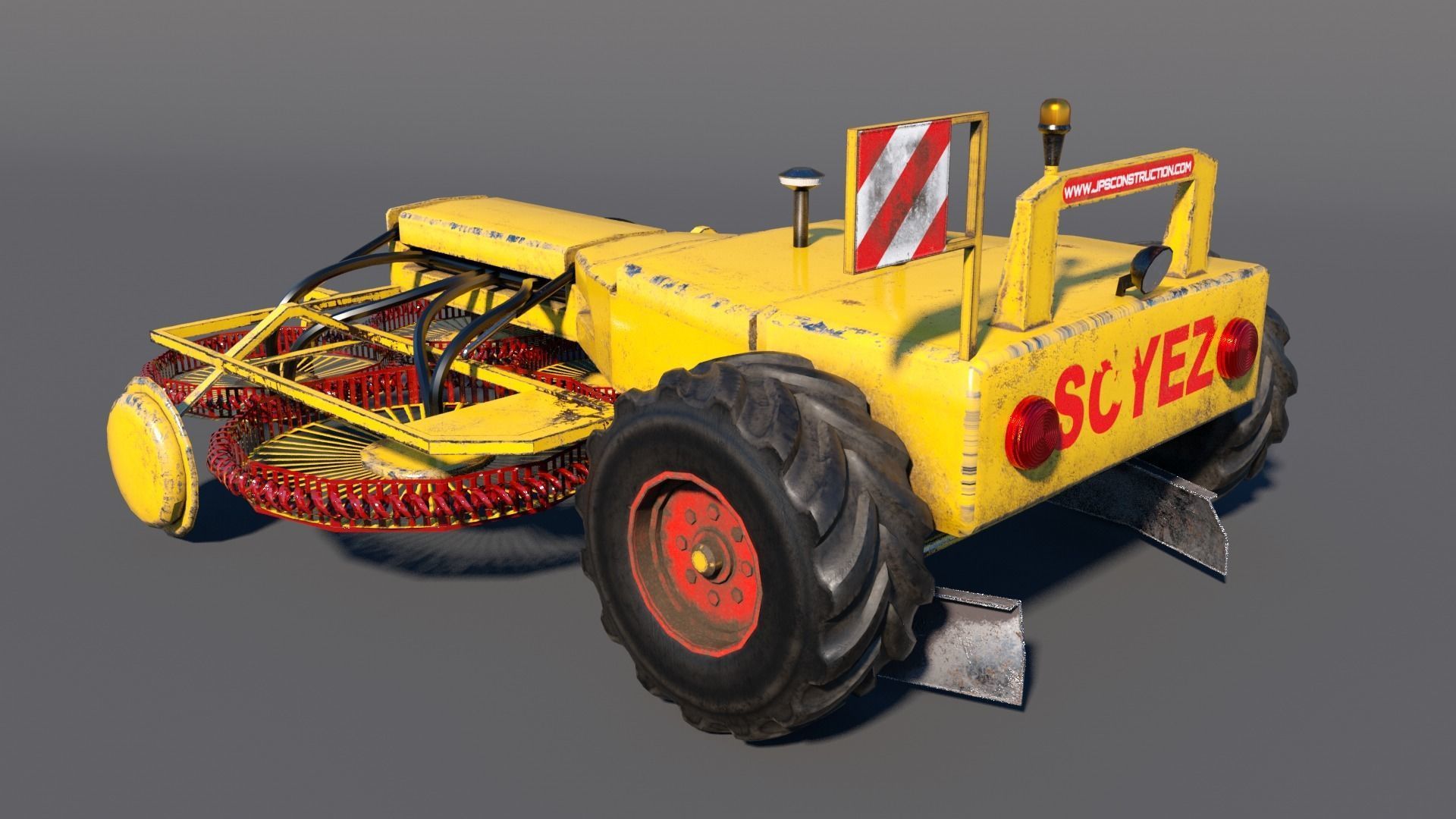 3D Soyes stripper Low-poly 3D model_1