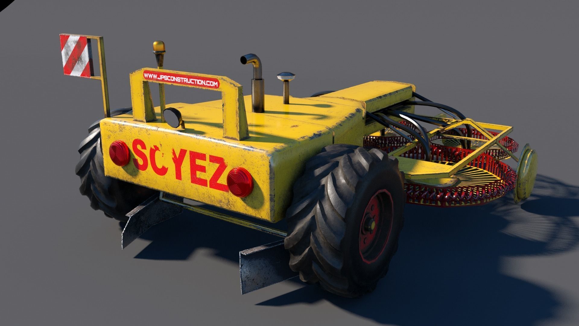 3D Soyes stripper Low-poly 3D model_2