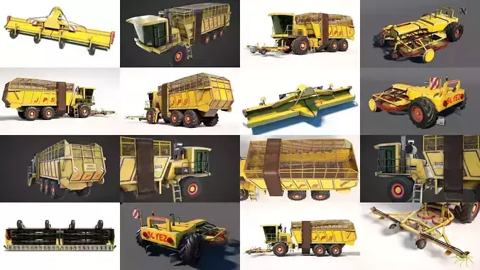 Soyes agriculture Pack 3D Model Collection