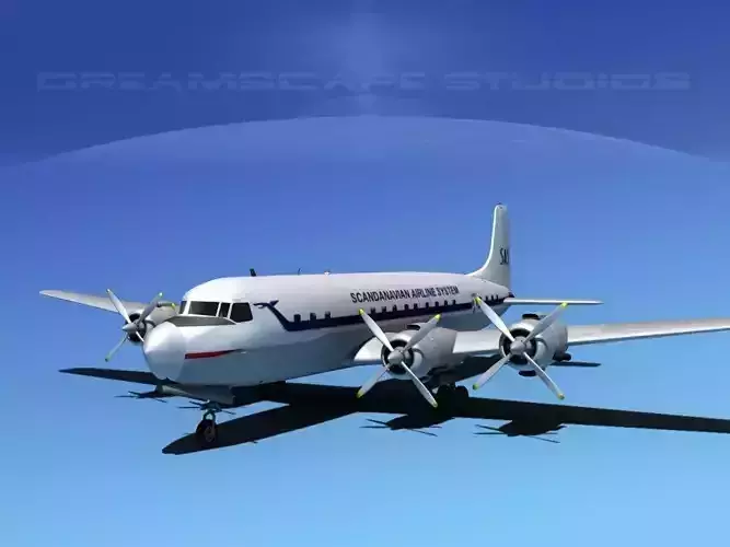 Douglas DC-7C Scandinavian