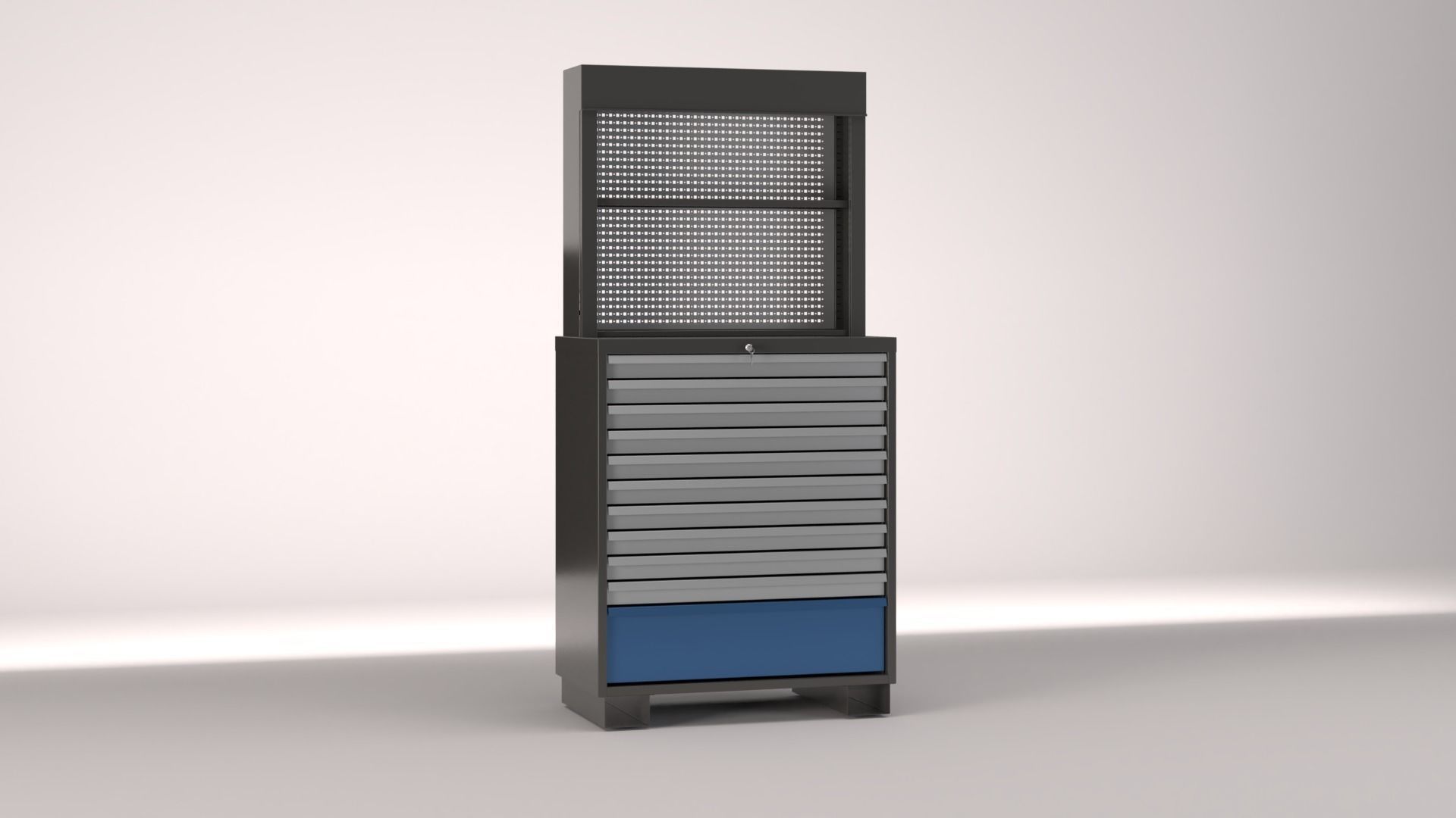 Industrial Furniture Set 3D model_5