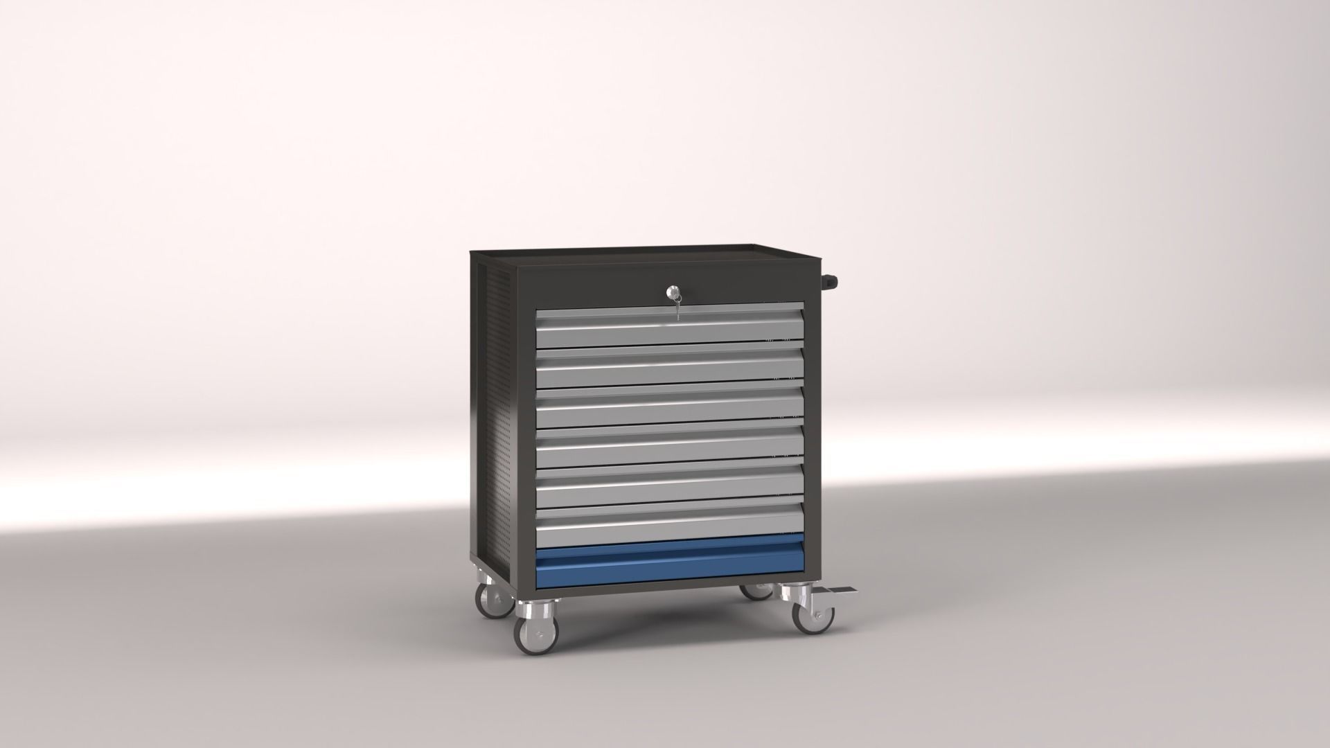 Industrial Furniture Set 3D model_11