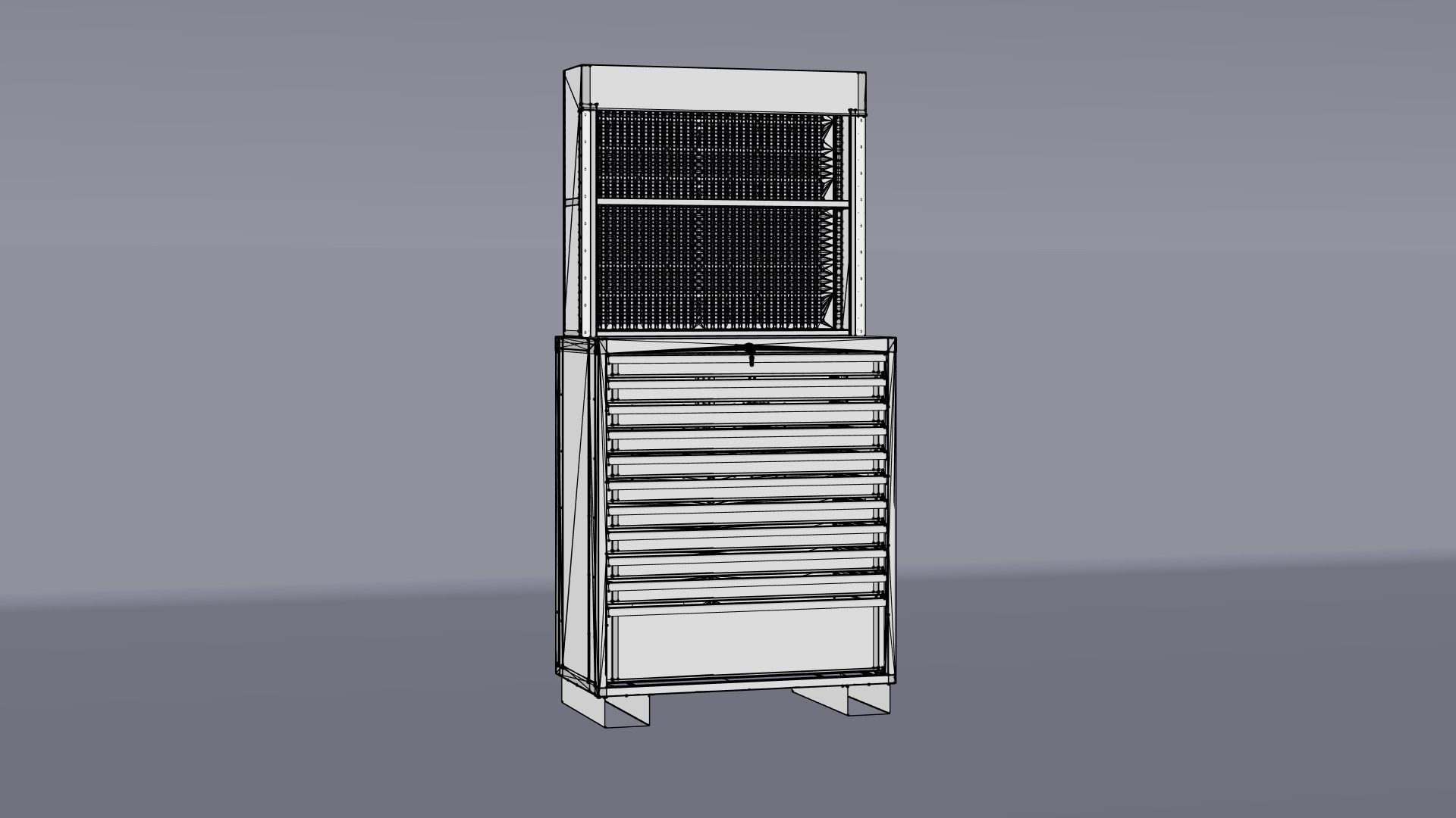 Industrial Furniture Set 3D model_6