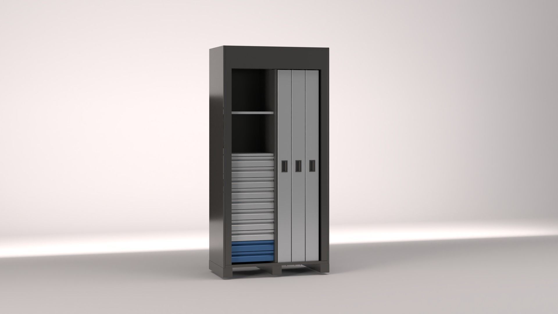 Industrial Furniture Set 3D model_7