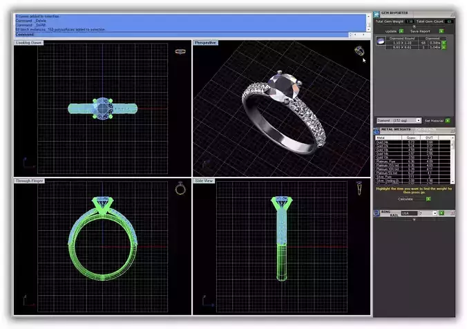 RPRD101 computer screen showing ring