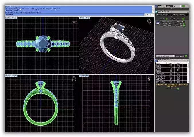 RCRD151 engagement ring