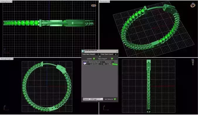 10580 f bracelet 3D print model