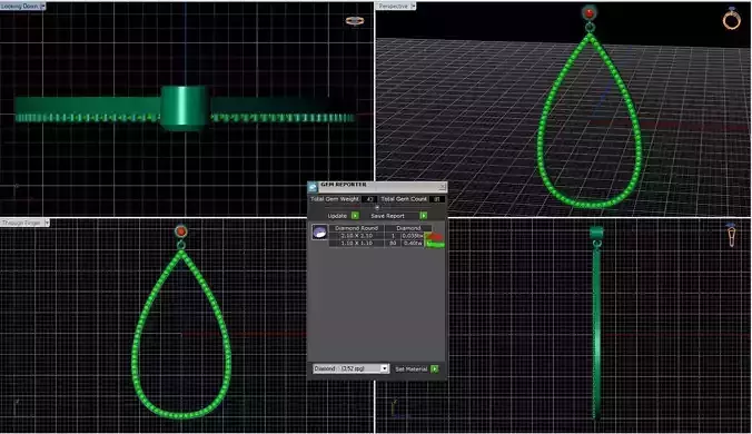 10541d wire with different settings 3D print model